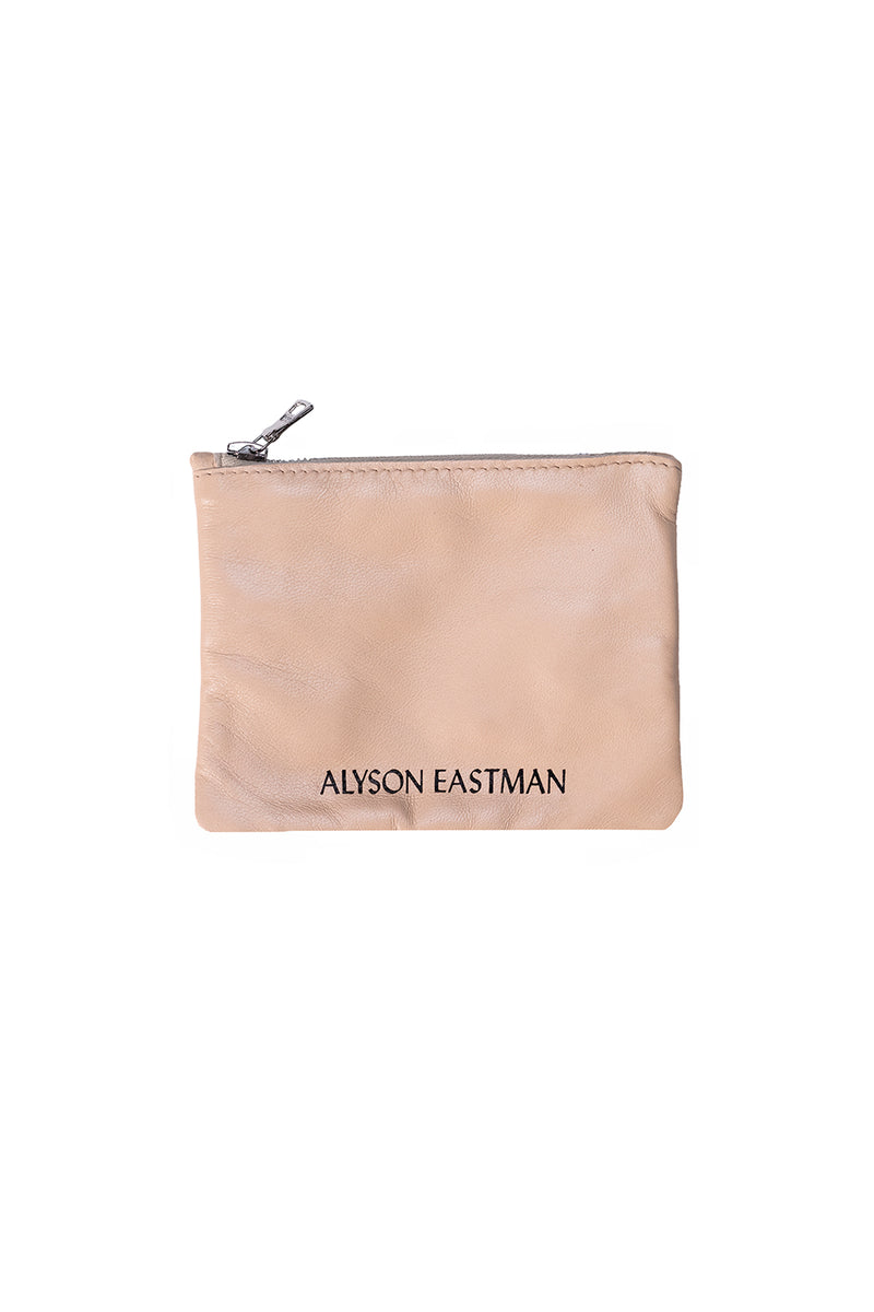 Tan best sale leather pouch