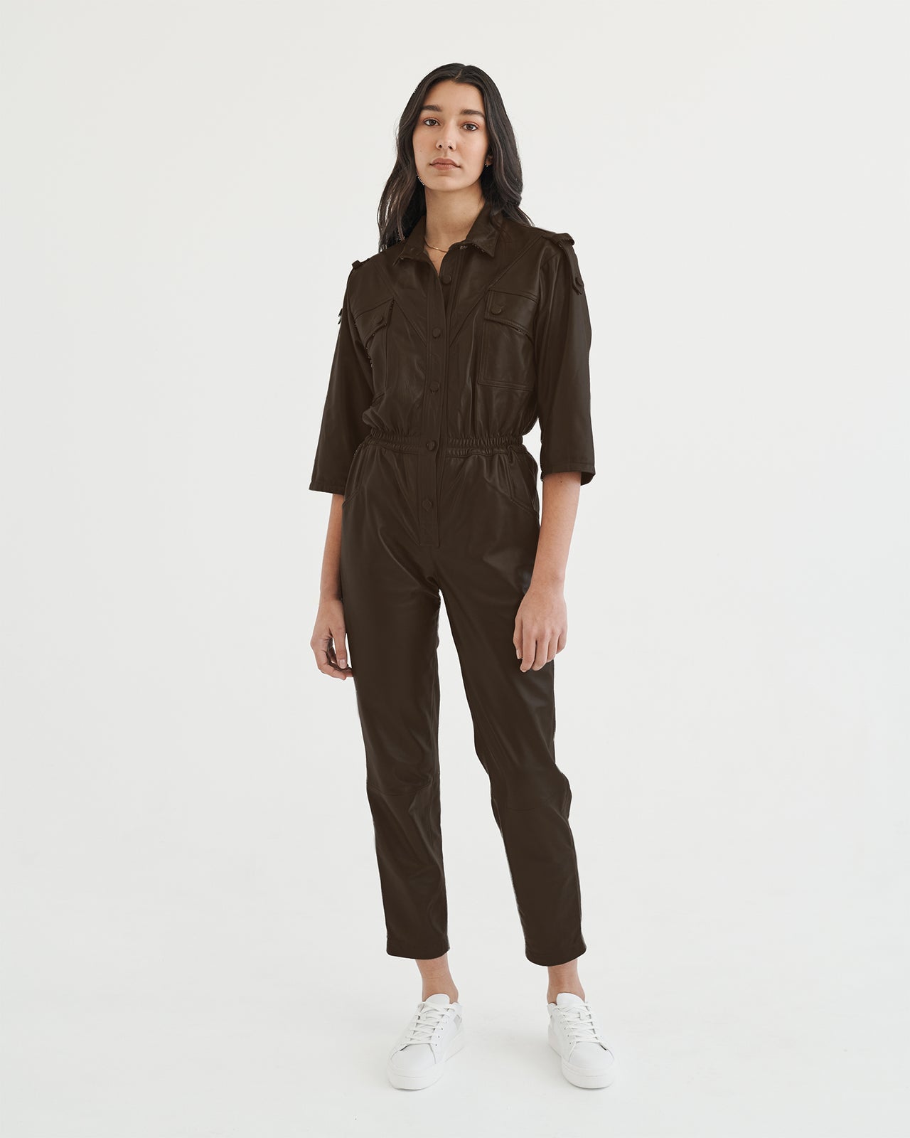 Dreamer Jumpsuit in Espresso